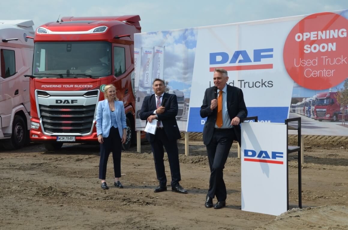 Największe w Europie centrum używanych pojazdów DAF otwarte.....