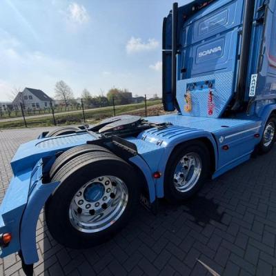 SCANIA R520 V8 SHOWTRUCK, 2.90 WB W NAJLEPSZYM STANIE, OPÓŹNIENIE, SKÓRA.