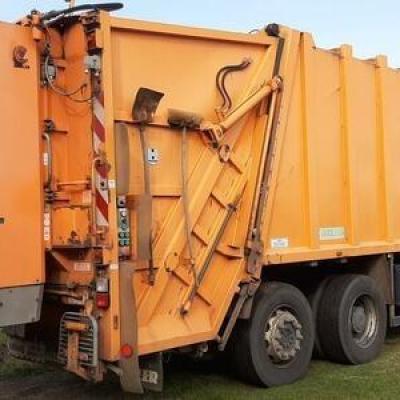 Mercedes Axor 6x2 Śmieciarka Zoeller Haller Euro 5