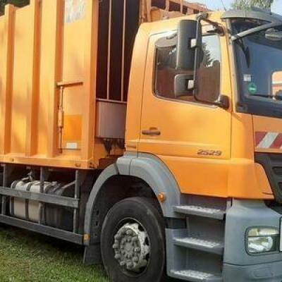 Mercedes Axor 6x2 Śmieciarka Zoeller Haller Euro 5
