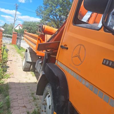 Mercedes-Benz 814 – HDS + wywrotka 3-stronna – 1998 r.