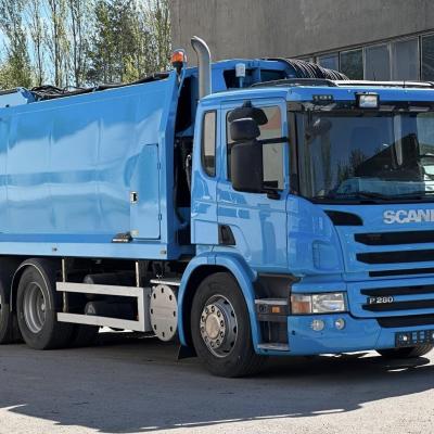 Scania P280 śmieciarka dwukomorowa JOAB 20m3 EURO 5