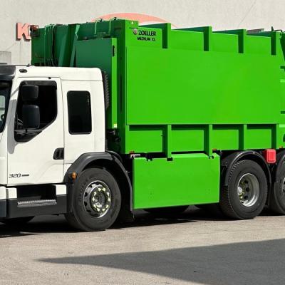 Volvo FE 320 śmieciarka trzyosiowa Zoeller 20m3 EURO 6